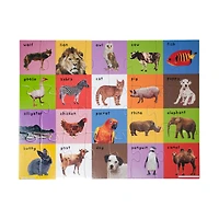 First 100 Animals Mix & Match Puzzle Tin: 24 Pcs