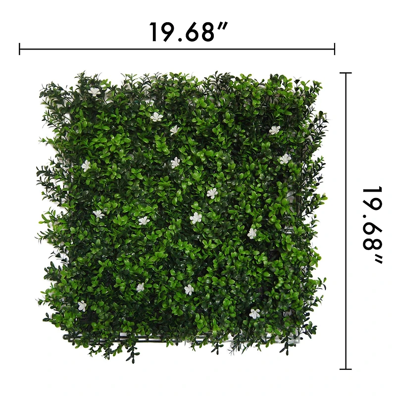"Tulum" Artificial Foliage Plant Green Wall Panels, 4ct.