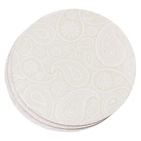 12 Packs: 3 ct. (36 total) 12" Silver Paisley Cake Boards by Celebrate It®