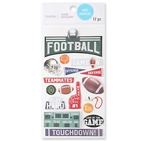 Football Icons Dimensional Stickers by Recollections™