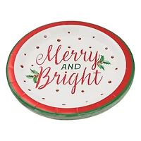 7" Merry & Bright Paper Plates, 12ct. by Celebrate It™