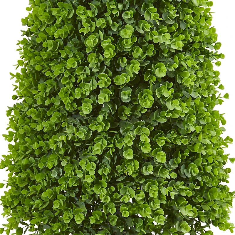 5ft. Eucalyptus Topiary in Orange Planter