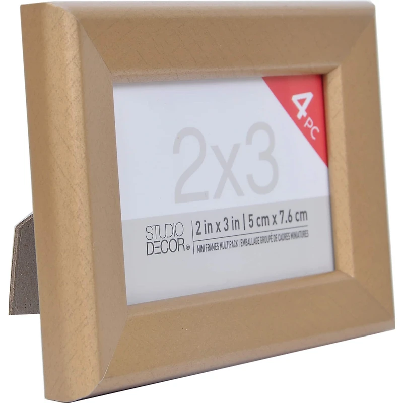 12 Packs: 4 ct. (48 total) 2" x 3" Mini Frames by Studio Décor®