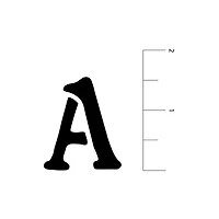 1.5" Whimsy Alphabet Stencils by Craft Smart®