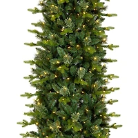 7.5ft. Pre-Lit Prancer Fir Pencil Artificial Christmas Tree, Clear Lights
