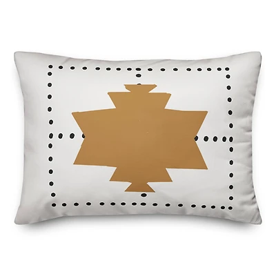 Dot Southwest Pattern 14" x 20" Throw Pillow
