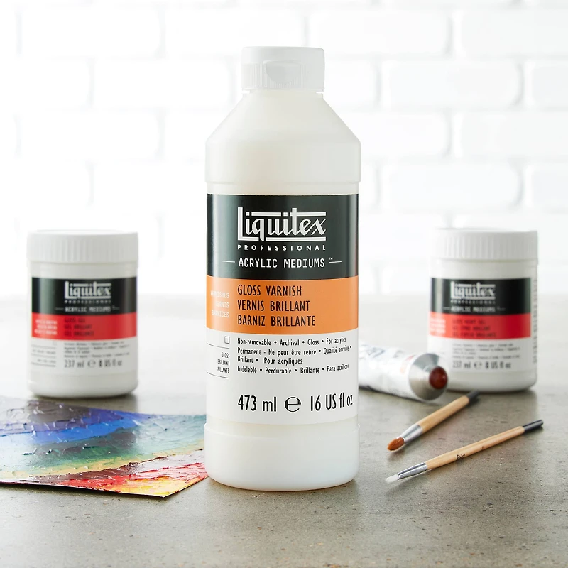8 Pack: Liquitex® Gloss Varnish, 16oz.