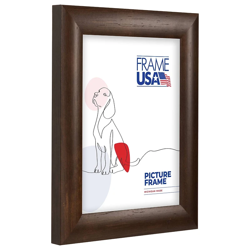 Frame USA Café Rounded Brown Single Image Picture Frame