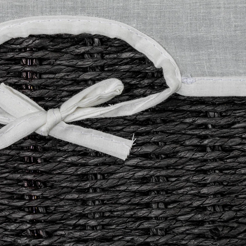 Paper Rope Wicker Basket Set