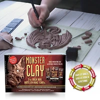Monster Clay® 3lb. Medium Brown Elastic Clay