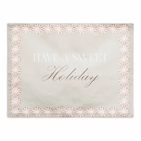 Sweet Holiday Peppermint 18x14 Poly Twill Placemat