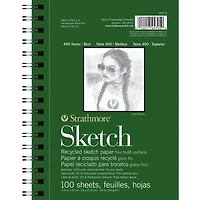 Strathmore Recycled Paper Pad, 400 Series, 100 Sheets