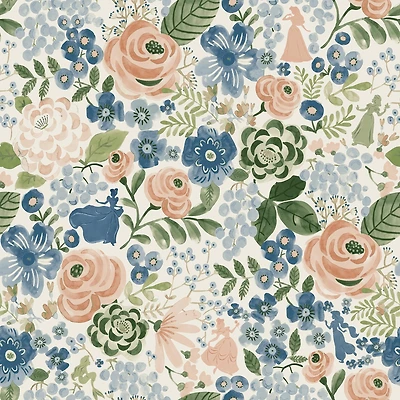 RoomMates Disney® Princess Watercolor Floral Peel & Stick Wallpaper