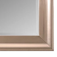 Head West Traditional Brushed Nickel Framed Wall Vanity Mirror - 24" x 30"