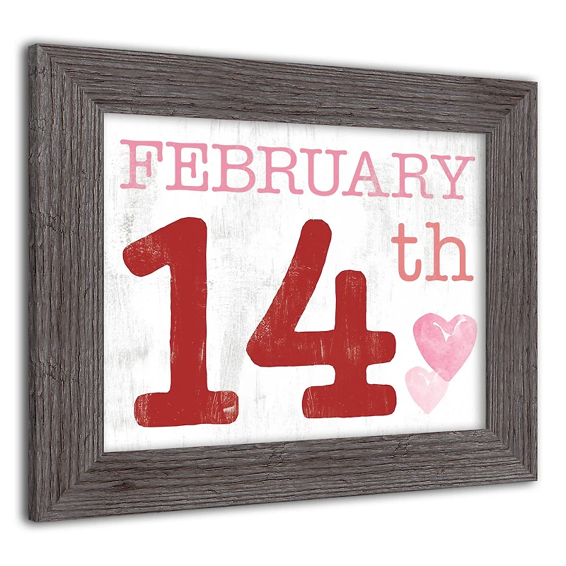 February Valentine's Day Western Framed Print