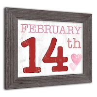 February Valentine's Day Western Framed Print