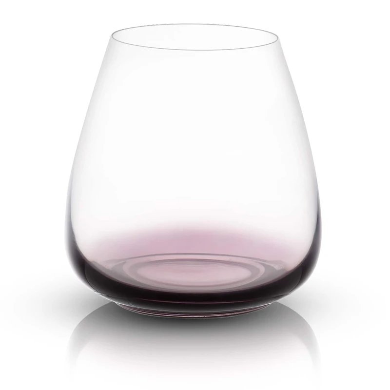JoyJolt® 18.2oz. Black Swan Stemless Red Wine Glasses, 4ct.