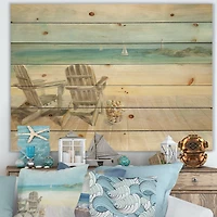 Designart - Seaside Morning no Window