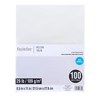 Clear 8.5" x 11" Vellum Paper by Recollections