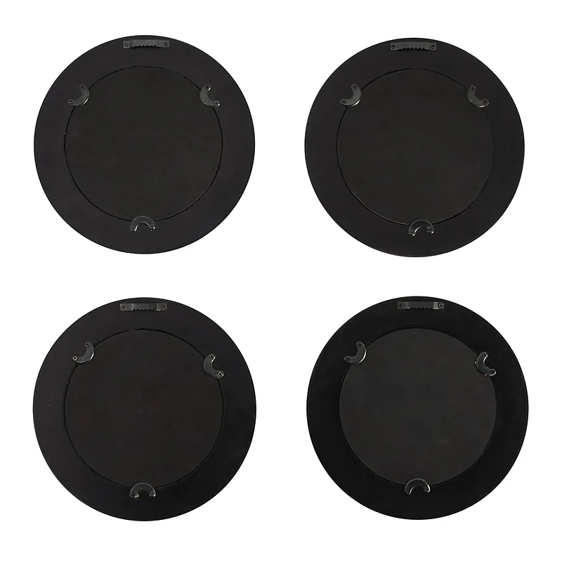 Hello Honey® Round Bird Print Wood Framed Set