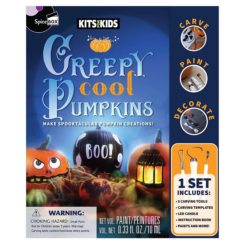 SpiceBox Kits for Kids Creepy Cool Pumpkins Kit
