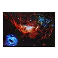 American Art Décor™ 36" NASA Hubble 30 Years Galaxy Glossy Canvas Wall Art Print