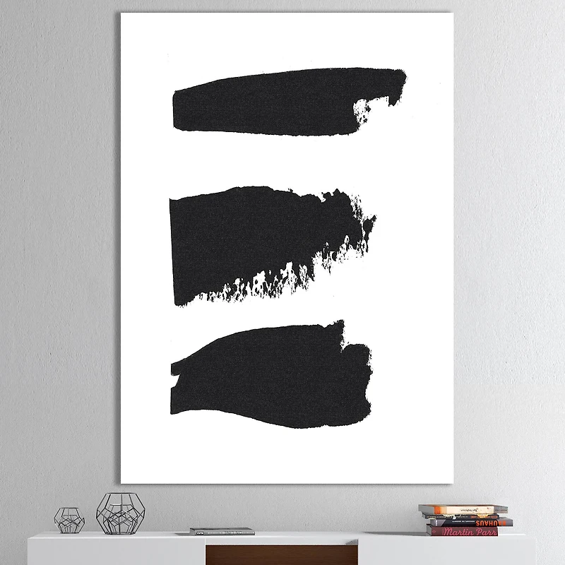 Designart - Black and White Geometric Company II