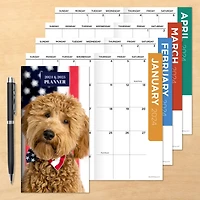 2024-2025 USA Doodle Dog Monthly Pocket Planner