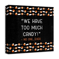 Too Much Candy Canvas Wall Art
