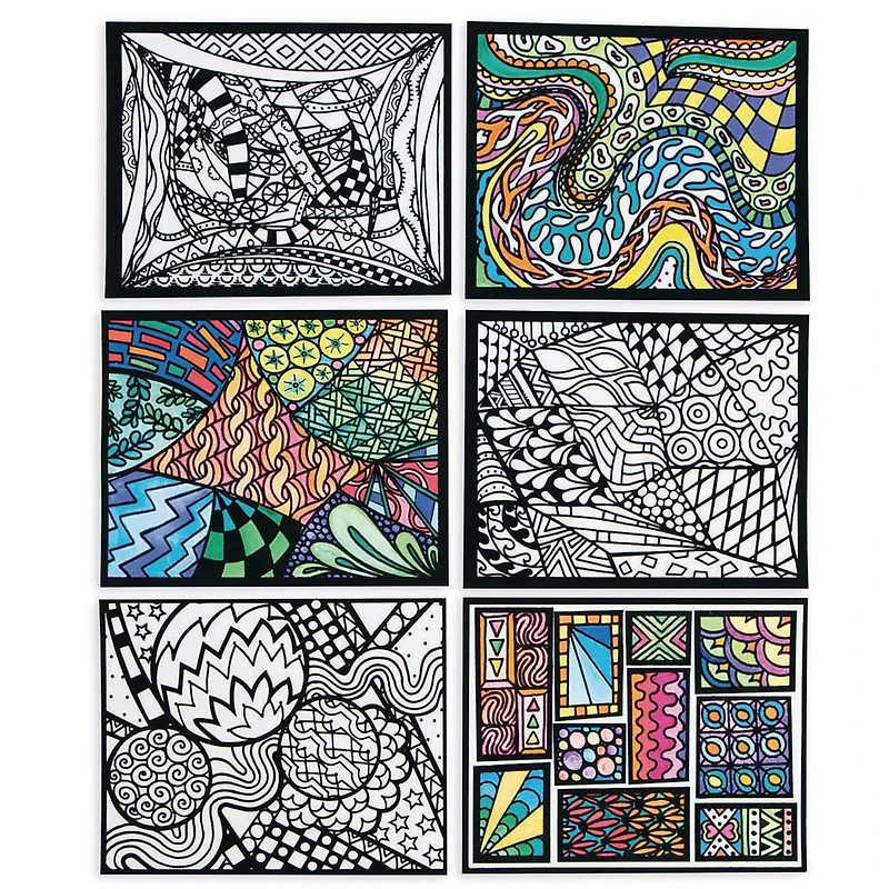 S&S® Worldwide Abstract Velvet Art Posters, 30ct.