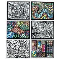 S&S® Worldwide Abstract Velvet Art Posters, 30ct.