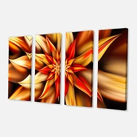 Designart - Beautiful Brown Flower Petals