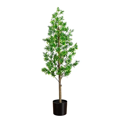 4ft. UV Artificial Podocarpus Artificial Tree (Indoor/Outdoor)