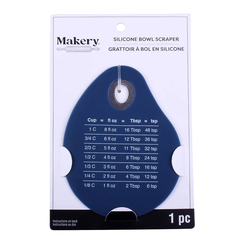 Silicone Bowl Scraper by Makery™