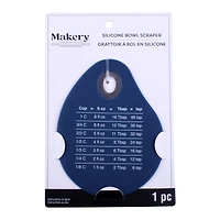 Silicone Bowl Scraper by Makery™