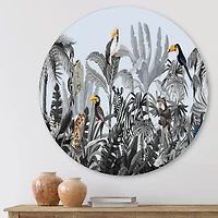 Designart - Chinoiserie With Birds and Peonies VIII