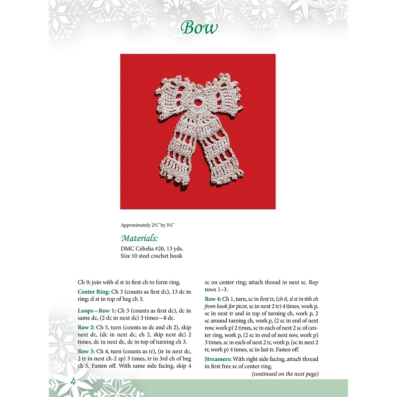 Dover Publications Christmas Ornaments To Crochet