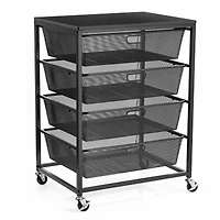 Metro 4-Drawer Rolling Cart by Simply Tidy