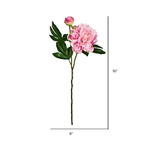 Light Pink Peony Stem, 6ct.