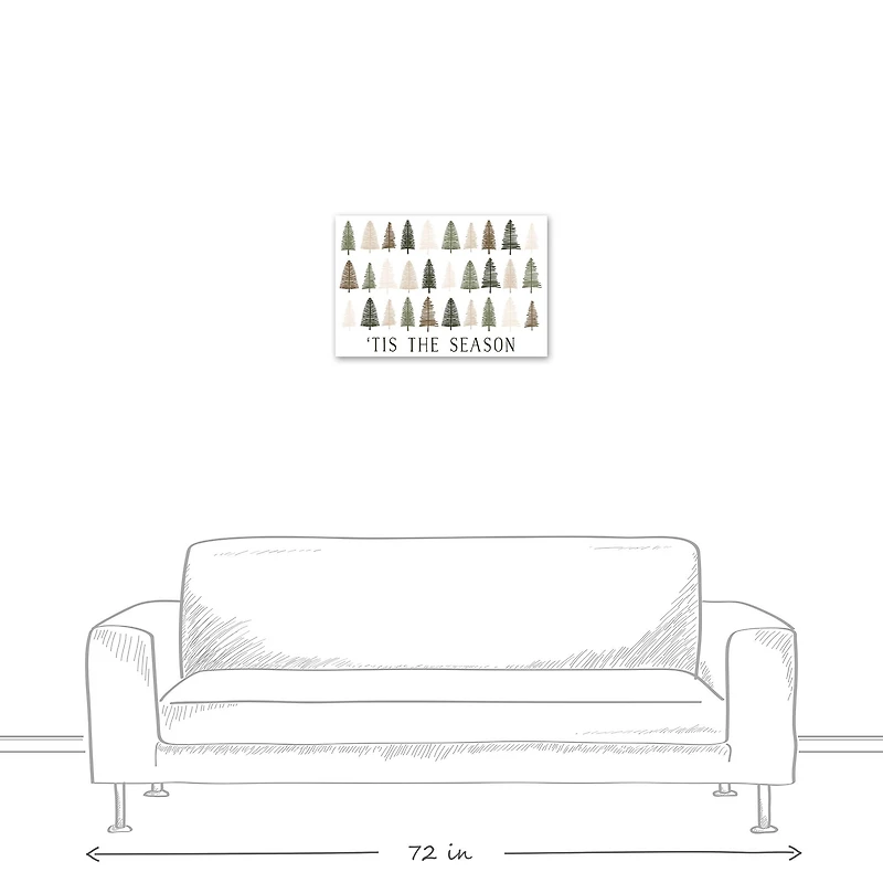 Tis The Season 30x20 Canvas Wall Art