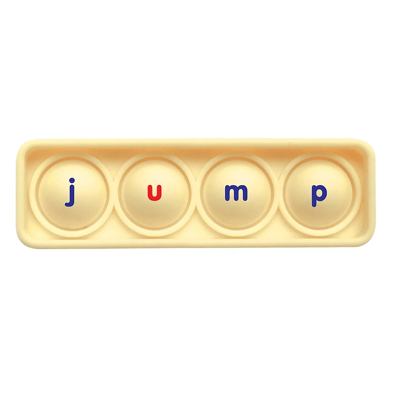 Junior Learning® Pop and Learn!™ Bubble Boards CCVC Language Arts & Sensory Learning