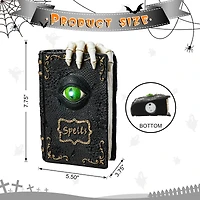 Glitzhome® 8" Lighted Halloween Ghostbuster Book