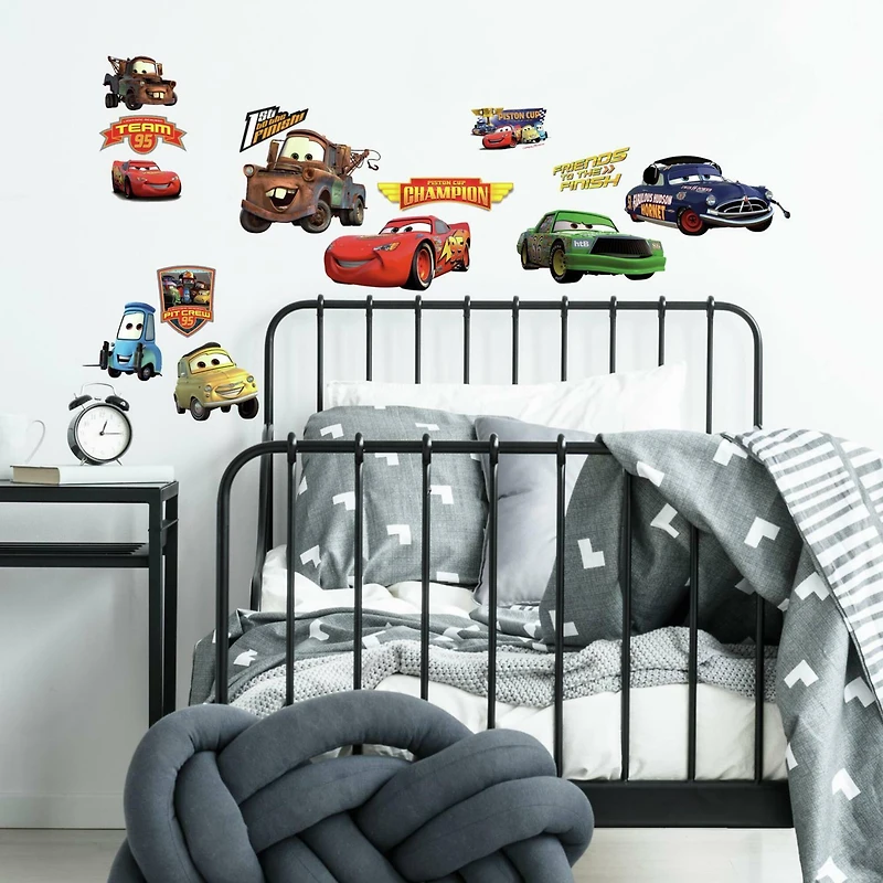 RoomMates Cars Piston Cup Champs Peel & Stick Wall Decal