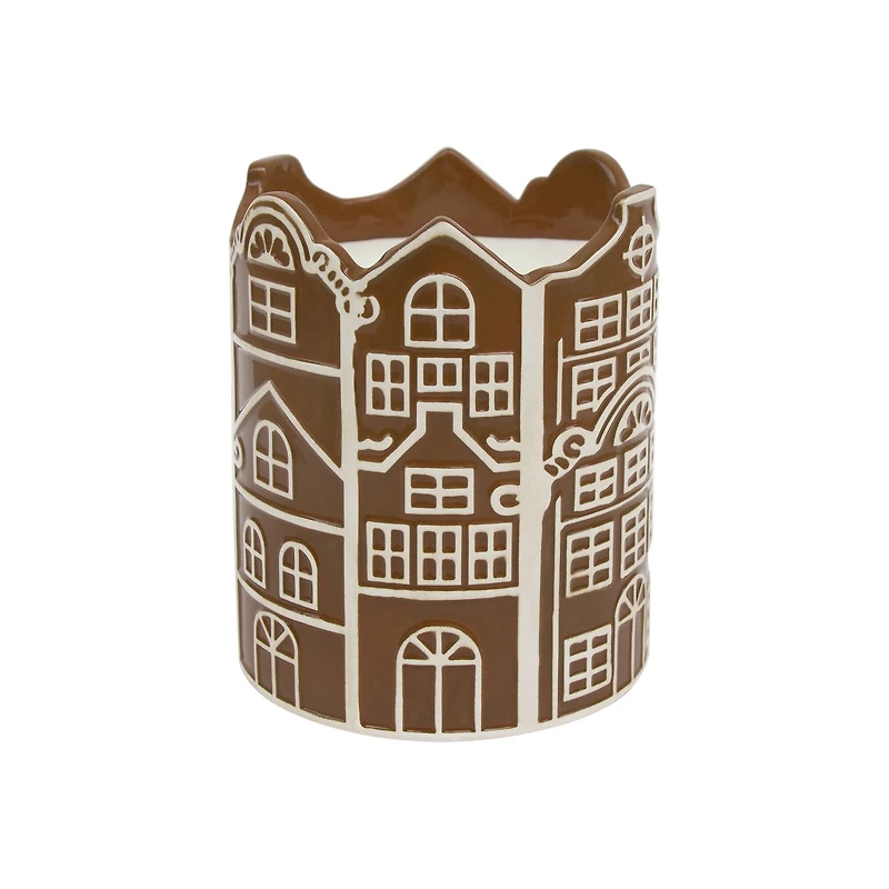 10oz. Gingerbread Village Scented Ceramic Candle by Ashland®