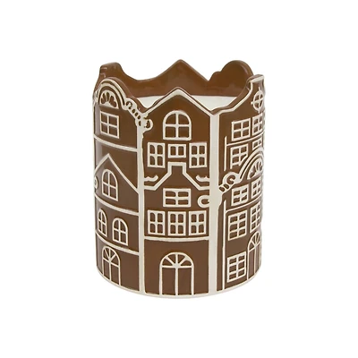 10oz. Gingerbread Village Scented Ceramic Candle by Ashland®