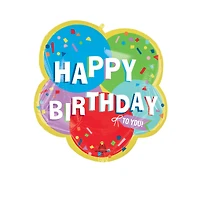 25" Sunny Balloons B-Day Foil Balloon