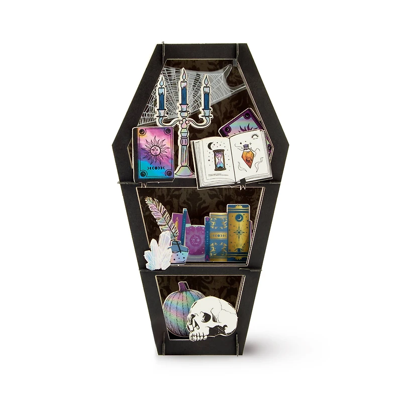 Witchy Coffin Shelf Paper Diorama Kit by Recollections™