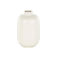 8" Cream Ceramic Minimalistic Vase