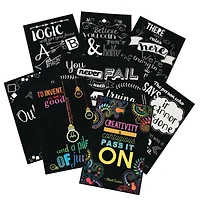 S&S® Worldwide Motivational Velvet Art Posters, 8ct.