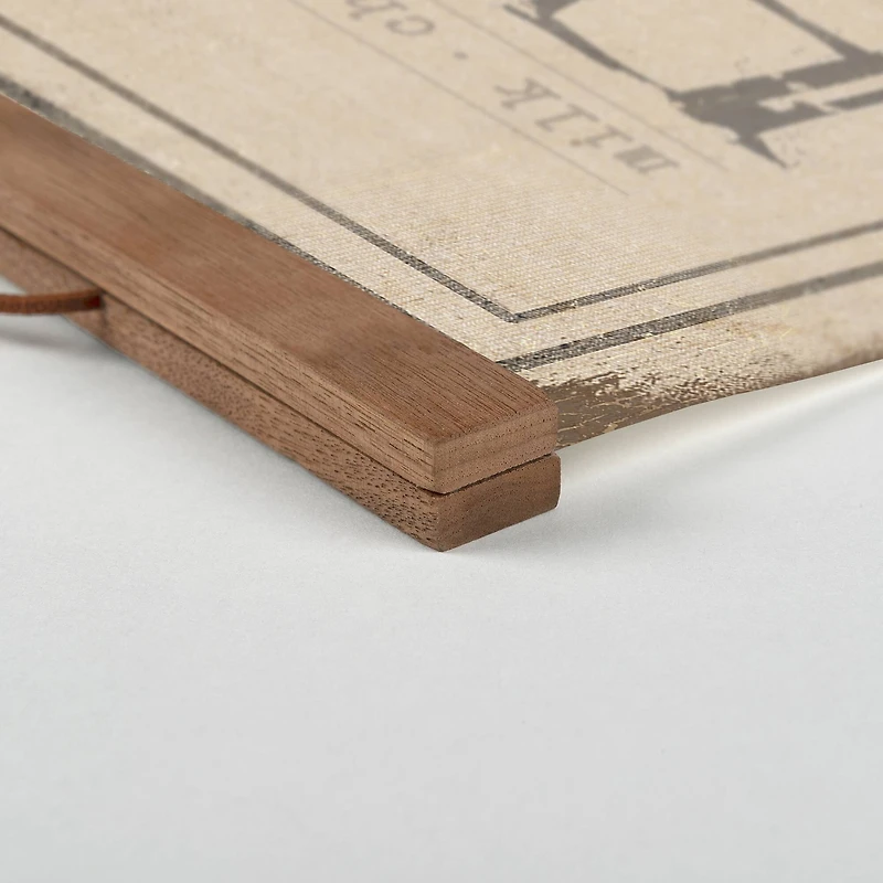 Farm Fresh 20" x 24" Teak Hanging Canvas